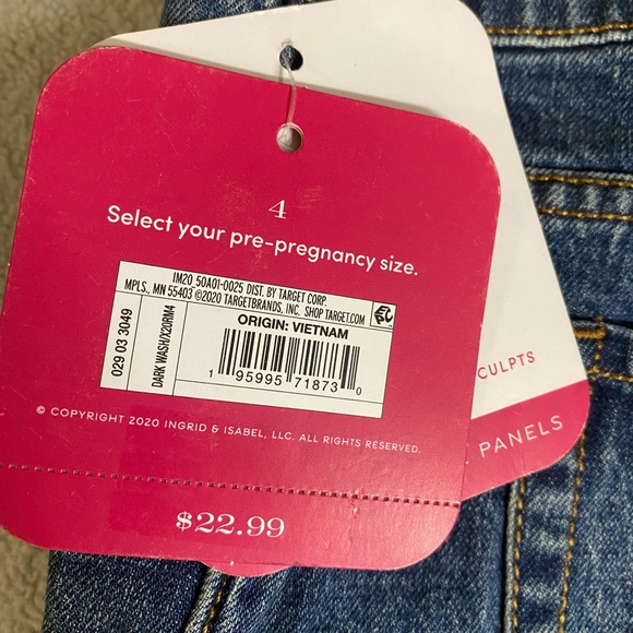 New Isabel maternity shorts Size 4 - Picture 4 of 4